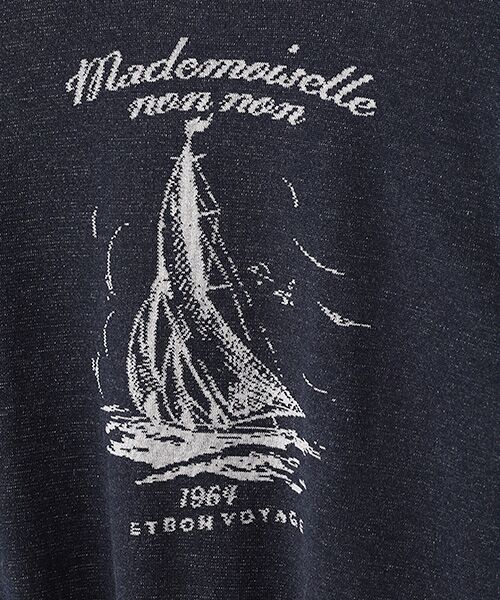 Mademoiselle NON NON / マドモアゼルノンノン ニット・セーター | SUVIN GOLD天竺 プレーティングニット | 詳細5