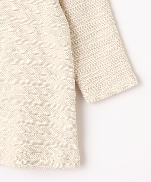 Mademoiselle NON NON / マドモアゼルノンノン Tシャツ | リンクスボーダー ボートネックTシャツ | 詳細3