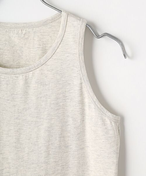 Mademoiselle NON NON / マドモアゼルノンノン タンクトップ | コンパクトヤーンエアロシフォン加工 タンクトップ | 詳細9