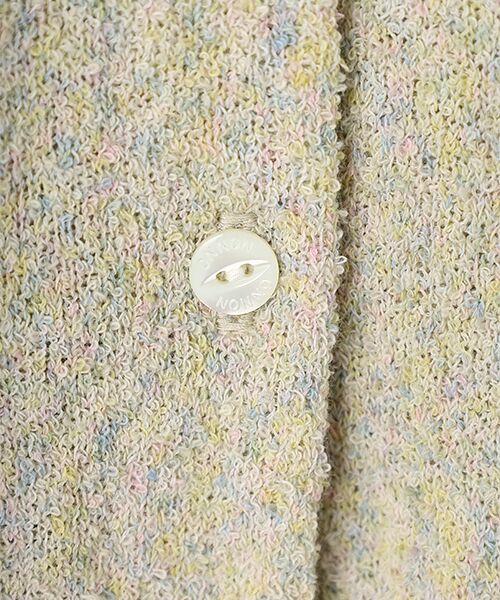 Mademoiselle NON NON / マドモアゼルノンノン カーディガン・ボレロ | カラフルファンシーヤーン クルーネックカーディガン | 詳細2