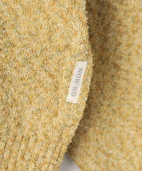 Mademoiselle NON NON / マドモアゼルノンノン カーディガン・ボレロ | カラフルファンシーヤーン クルーネックカーディガン | 詳細8