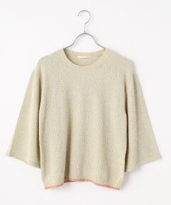 Mademoiselle NON NON / マドモアゼルノンノン ニット・セーター | カラフルファンシーヤーン クルーネックセーター