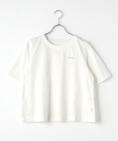 Mademoiselle NON NON / マドモアゼルノンノン Tシャツ | サイロプレミアム天竺ムジ＆ボーダー クルーネックTシャツ