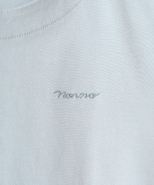 Mademoiselle NON NON / マドモアゼルノンノン Tシャツ | サイロプレミアム天竺ムジ＆ボーダー クルーネックTシャツ | 詳細7