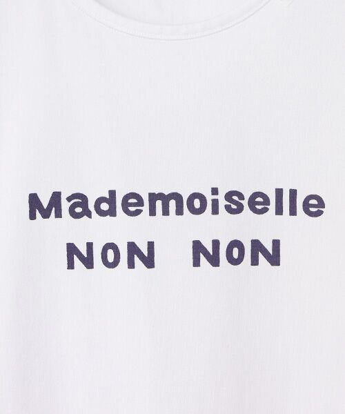 天竺ロゴプリント半袖Tシャツ （Tシャツ）｜Mademoiselle NON