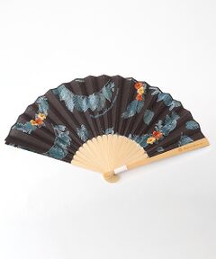 Mademoiselle NON NON / マドモアゼルノンノン その他小物 | リネンプリント BOTANICAL HALF LAI柄扇子