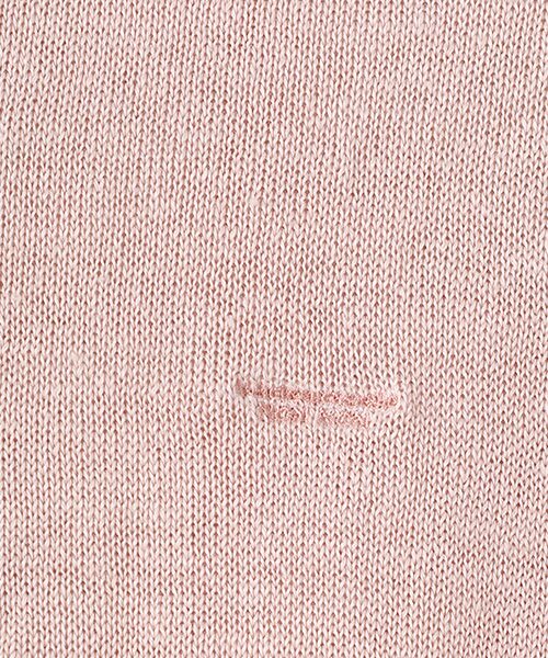 Mademoiselle NON NON / マドモアゼルノンノン カーディガン・ボレロ | ユーロリネン天竺 クルーネックカーディガン | 詳細5