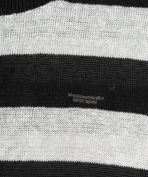 Mademoiselle NON NON / マドモアゼルノンノン カーディガン・ボレロ | ユーロリネン天竺 クルーネックカーディガン | 詳細9