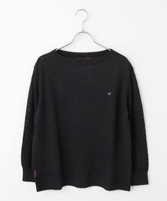 Mademoiselle NON NON / マドモアゼルノンノン ニット・セーター | ユーロリネン天竺 ボートネックニット