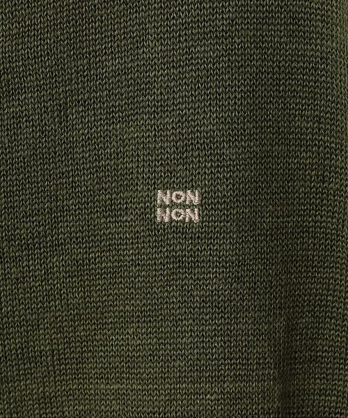 Mademoiselle NON NON / マドモアゼルノンノン ニット・セーター | ユーロリネン天竺 ボートネックニット | 詳細2