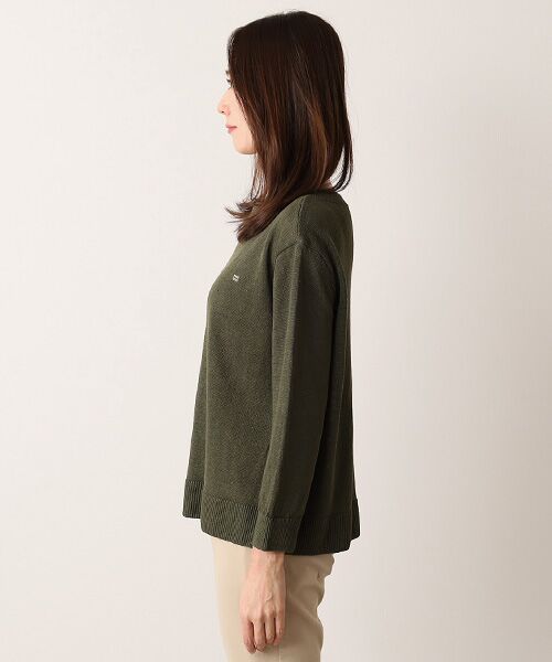 Mademoiselle NON NON / マドモアゼルノンノン ニット・セーター | ユーロリネン天竺 ボートネックニット | 詳細4