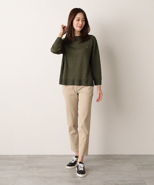 Mademoiselle NON NON / マドモアゼルノンノン ニット・セーター | ユーロリネン天竺 ボートネックニット | 詳細7