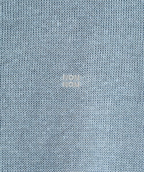 Mademoiselle NON NON / マドモアゼルノンノン ニット・セーター | ユーロリネン天竺 ボートネックニット | 詳細8