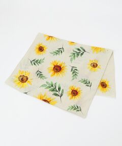 Mademoiselle NON NON / マドモアゼルノンノン バンダナ・スカーフ | サンフラワー柄ストール