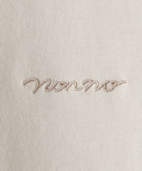 Mademoiselle NON NON / マドモアゼルノンノン Tシャツ | サイロプレミアム天竺ムジ＆ボーダー ボトルネックTシャツ | 詳細3