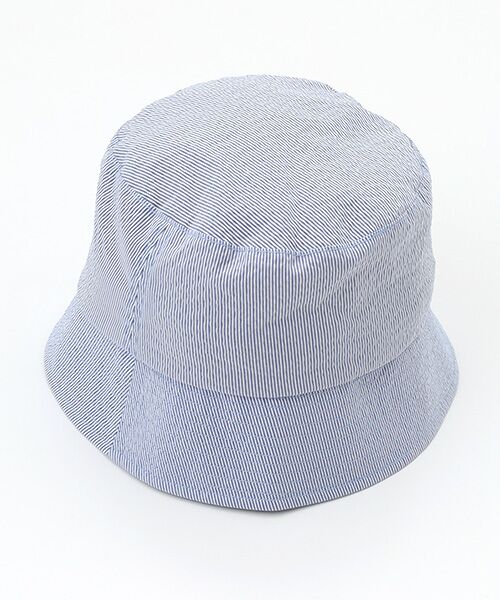 Mademoiselle NON NON/マドモアゼルノンノン 【レディースGOLF】COOLMAX/コットンサッカーストライプ&ギンガム ハット ブルーストライプ F Mademoiselle NON NON/マドモアゼルノンノン 【レディースGOLF】COOLMAX/コットンサッカーストライプ&ギンガム ハット ブルーストライプ F