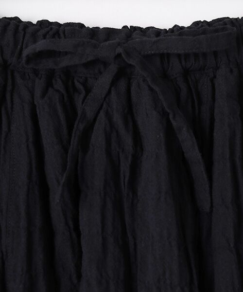 【カタログ掲載商品】マドモアゼルノンノン　ギャザースカート　シャーリングゴム オーガニックガーゼシャーリング ギャザーフレアースカート