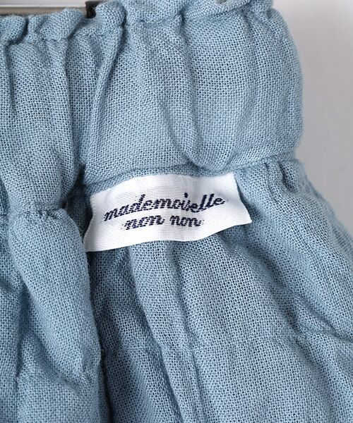 Mademoiselle NON NON / マドモアゼルノンノン ロング・マキシ丈スカート | オーガニックガーゼシャーリング ギャザーフレアースカート | 詳細6