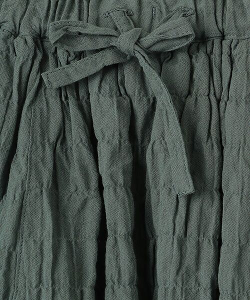 Mademoiselle NON NON / マドモアゼルノンノン ロング・マキシ丈スカート | オーガニックガーゼシャーリング ギャザーフレアースカート | 詳細9