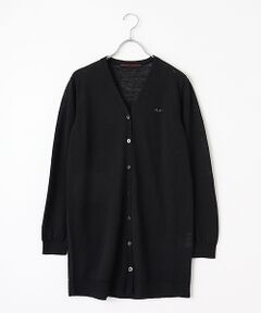 Mademoiselle NON NON / マドモアゼルノンノン カーディガン・ボレロ | COTTON/LINEN強撚天竺 ロングカーディガン