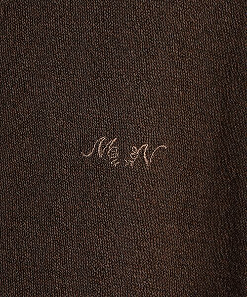 Mademoiselle NON NON / マドモアゼルノンノン カーディガン・ボレロ | COTTON/LINEN強撚天竺 ロングカーディガン | 詳細4