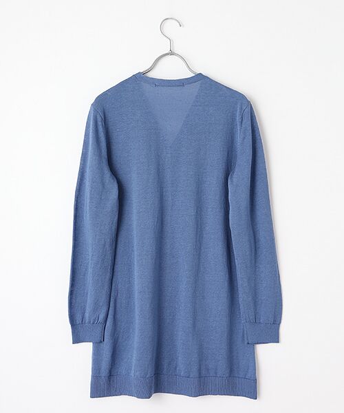 Mademoiselle NON NON / マドモアゼルノンノン カーディガン・ボレロ | COTTON/LINEN強撚天竺 ロングカーディガン | 詳細5