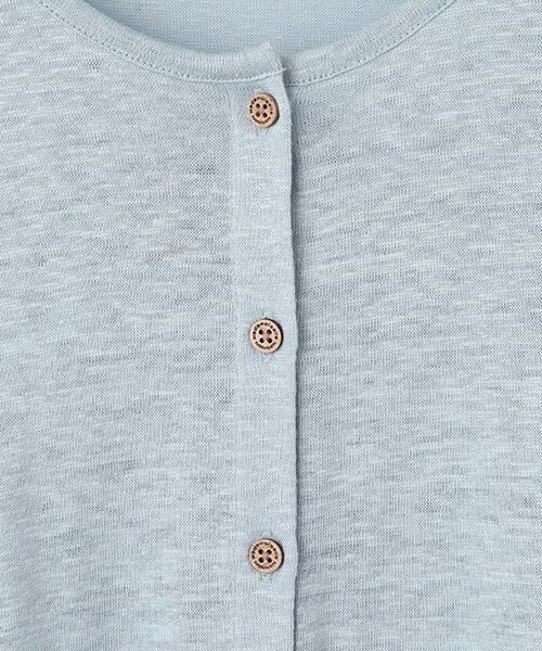 Mademoiselle NON NON / マドモアゼルノンノン カーディガン・ボレロ | ウォッシャブルリネン天竺 クルーネックカーディガン | 詳細11