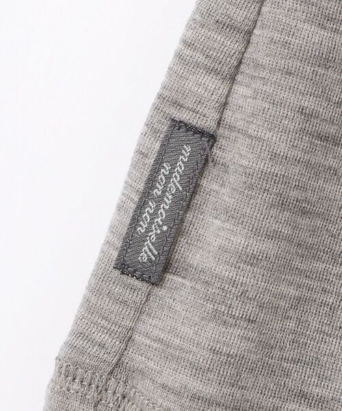 Mademoiselle NON NON / マドモアゼルノンノン カットソー | ウォッシャブルウールフライスドライクール加工 ハイネック5分袖カットソー | 詳細2