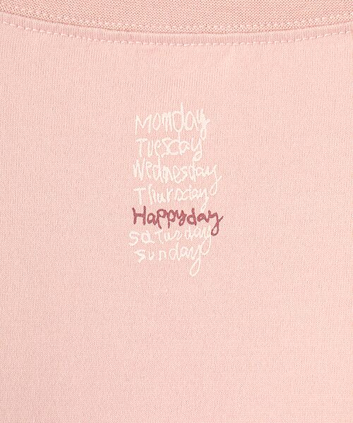 Mademoiselle NON NON / マドモアゼルノンノン Tシャツ | コンパクトヤーンエアロシフォン加工 5分袖プリントTシャツ | 詳細12