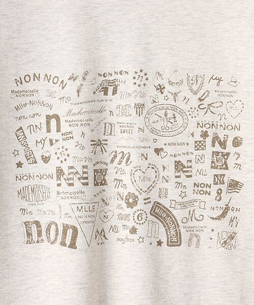 コンパクトヤーンエアロシフォン加工 5分袖プリントTシャツ （T