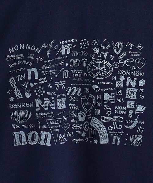 Mademoiselle NON NON / マドモアゼルノンノン Tシャツ | コンパクトヤーンエアロシフォン加工 5分袖プリントTシャツ | 詳細17
