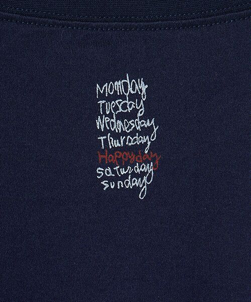 Mademoiselle NON NON / マドモアゼルノンノン Tシャツ | コンパクトヤーンエアロシフォン加工 5分袖プリントTシャツ | 詳細18