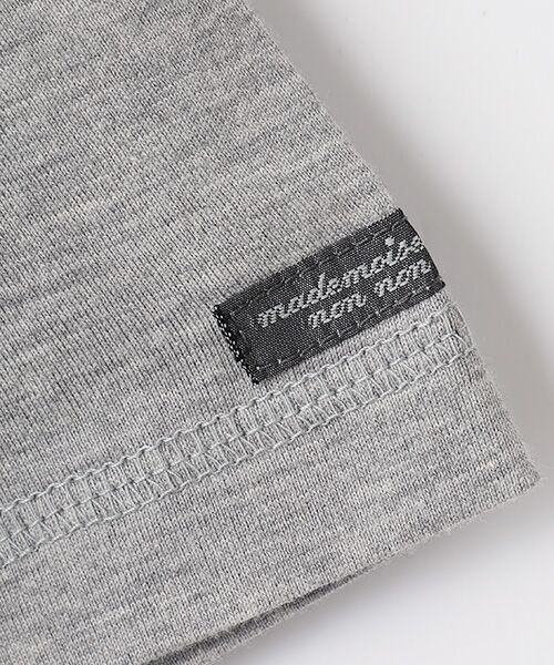 Mademoiselle NON NON / マドモアゼルノンノン Tシャツ | コンパクトヤーンエアロシフォン加工 スパンコール刺繍Tシャツ | 詳細3