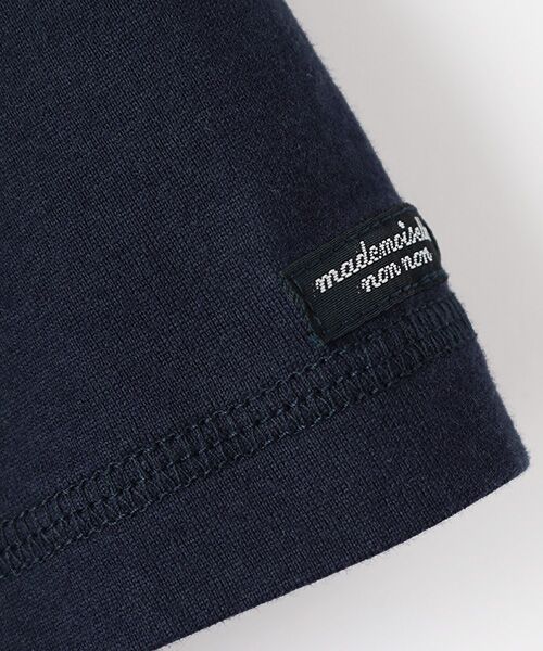 Mademoiselle NON NON / マドモアゼルノンノン Tシャツ | コンパクトヤーンエアロシフォン加工 スパンコール刺繍Tシャツ | 詳細15