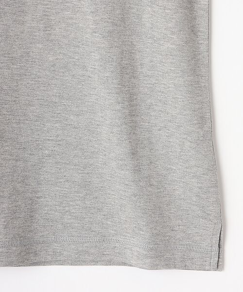 Mademoiselle NON NON / マドモアゼルノンノン タンクトップ | コンパクトヤーンエアロシフォン加工 マリン柄タンクトップ | 詳細4