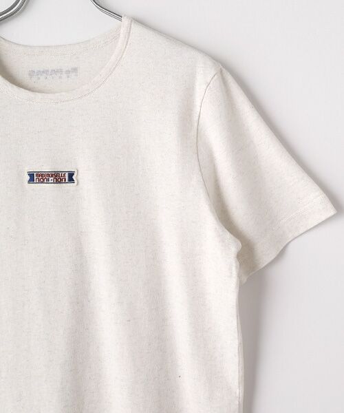 Mademoiselle NON NON / マドモアゼルノンノン Tシャツ | 度詰天竺 ワッペンTシャツ | 詳細2