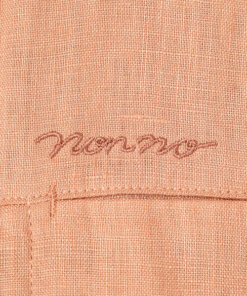 Mademoiselle NON NON / マドモアゼルノンノン シャツ・ブラウス | ユーロリネン平織 クロップドオーバーシャツ | 詳細2