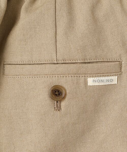 Mademoiselle NON NON / マドモアゼルノンノン その他パンツ | オックスストレッチ ノータックガウチョパンツ | 詳細2