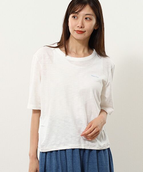 Mademoiselle NON NON / マドモアゼルノンノン Tシャツ | ヴィンテージライクオーガニック天竺 デザインTシャツ | 詳細2