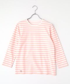 Mademoiselle NON NON / マドモアゼルノンノン Tシャツ | 【定番】ヴィンテージボーダープリント天竺 8分袖Tシャツ
