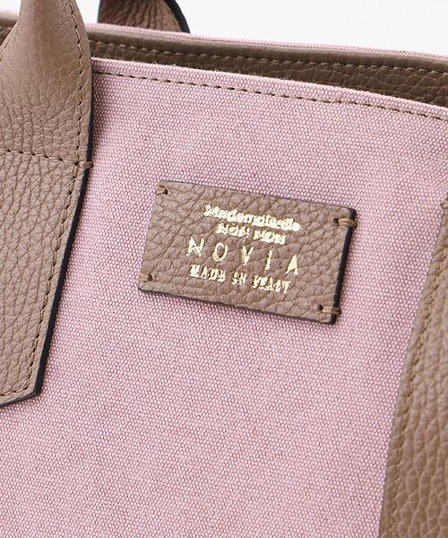 Mademoiselle NON NON / マドモアゼルノンノン トートバッグ | ＜NOVIA＞コットン×レザートートバッグ | 詳細6