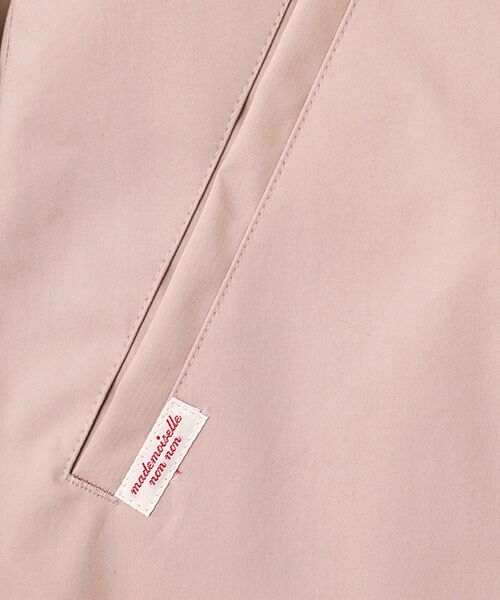 Mademoiselle NON NON / マドモアゼルノンノン ステンカラーコート | コットンストレッチ撥水コート | 詳細1