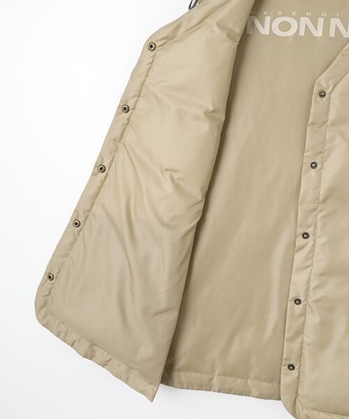 Mademoiselle NON NON / マドモアゼルノンノン ステンカラーコート | コットンストレッチ撥水コート | 詳細16