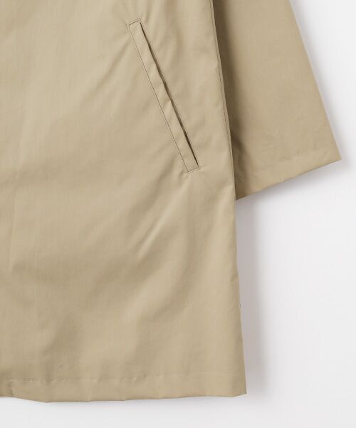 Mademoiselle NON NON / マドモアゼルノンノン ステンカラーコート | コットンストレッチ撥水コート | 詳細8