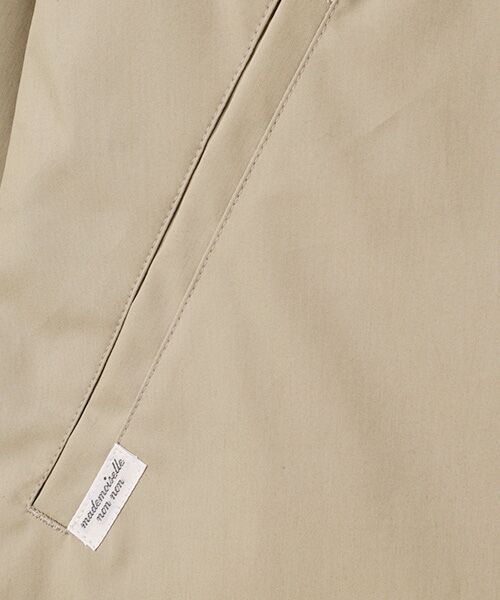 Mademoiselle NON NON / マドモアゼルノンノン ステンカラーコート | コットンストレッチ撥水コート | 詳細10