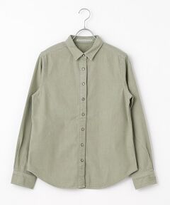 Mademoiselle NON NON / マドモアゼルノンノン シャツ・ブラウス | ナチュラルムラデニム 長袖シャツ
