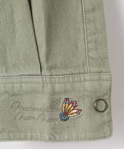 Mademoiselle NON NON / マドモアゼルノンノン シャツ・ブラウス | ナチュラルムラデニム 長袖シャツ | 詳細4