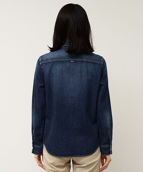 Mademoiselle NON NON / マドモアゼルノンノン シャツ・ブラウス | ナチュラルムラデニム 長袖シャツ | 詳細15