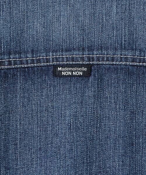 Mademoiselle NON NON / マドモアゼルノンノン シャツ・ブラウス | ナチュラルムラデニム 長袖シャツ | 詳細11