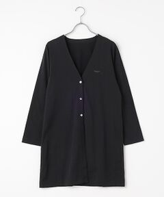 Mademoiselle NON NON / マドモアゼルノンノン カーディガン・ボレロ | プレーティング天竺 ロングカーディガン